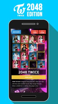 Скриншот игры 🌟 2048 TWICE Puzzle Game