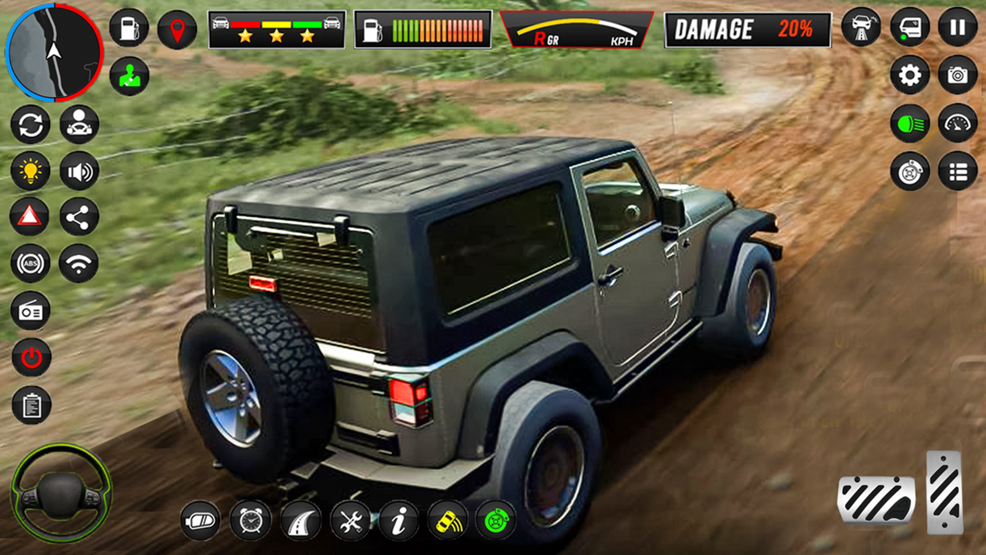 Offroad Jeep Crazy Driving 3D Game Screenshot
