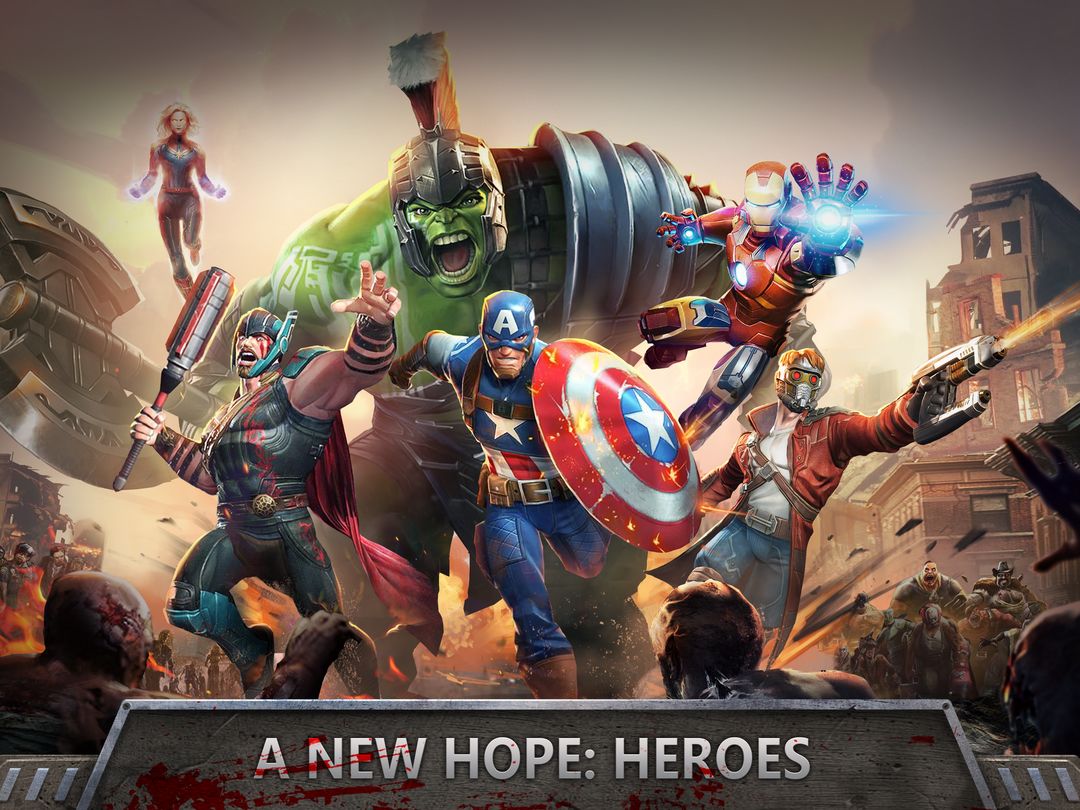 Avengers Wars: Heroes VS Zombies screenshot game