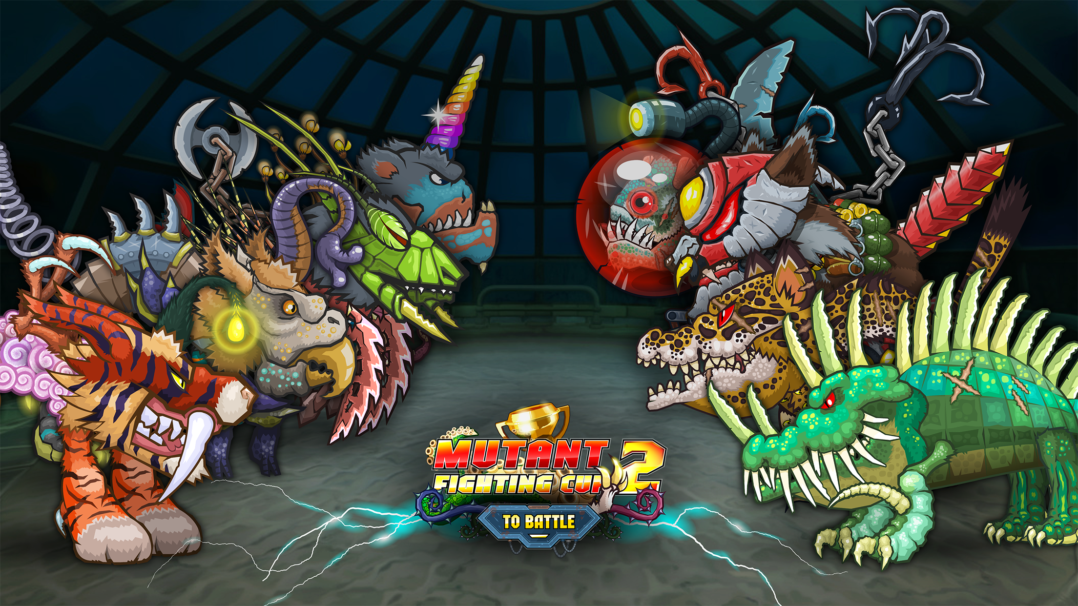 Mutant Fighting Cup 2 ゲームのスクリーンショット