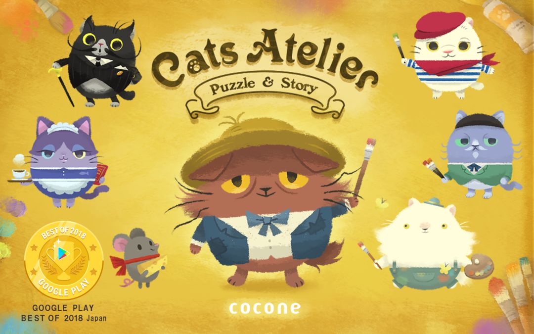 Screenshot of Cats Atelier -  A Meow Match 3