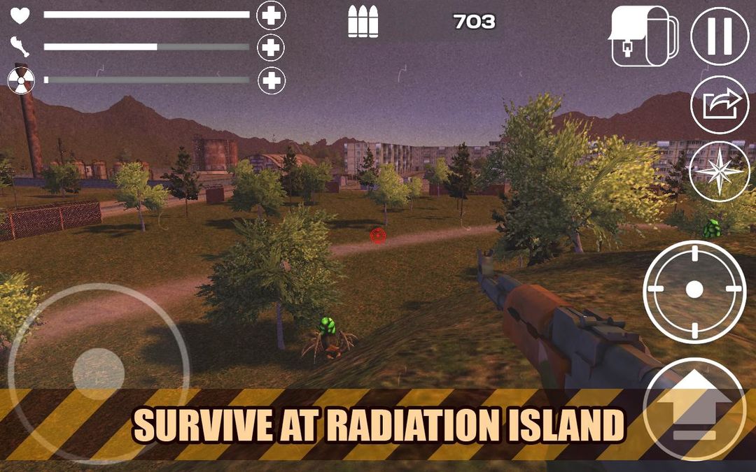 Apocalypse Radiation Island 3D 게임 스크린 샷