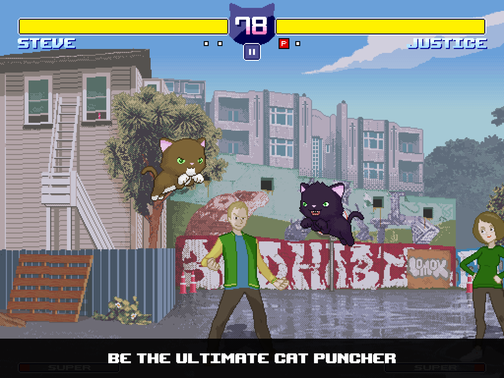 Cat Puncher Game Screenshot