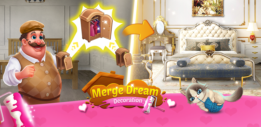Banner of Merge Dream - Mansion design - Decorate your house 1.6.1
