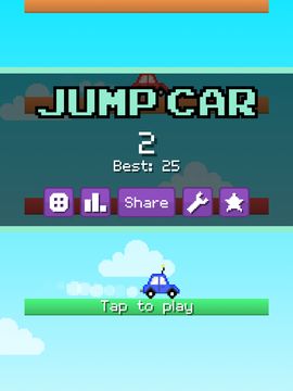 Скриншот игры Jump Car