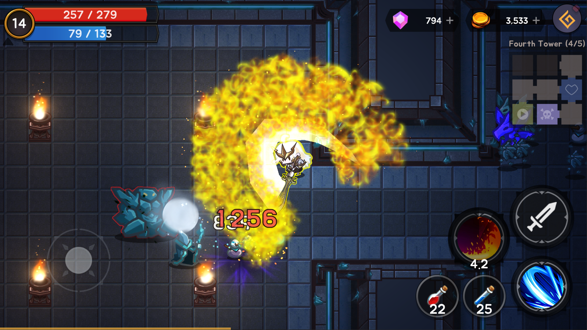 Tower And Swords Game Screenshot