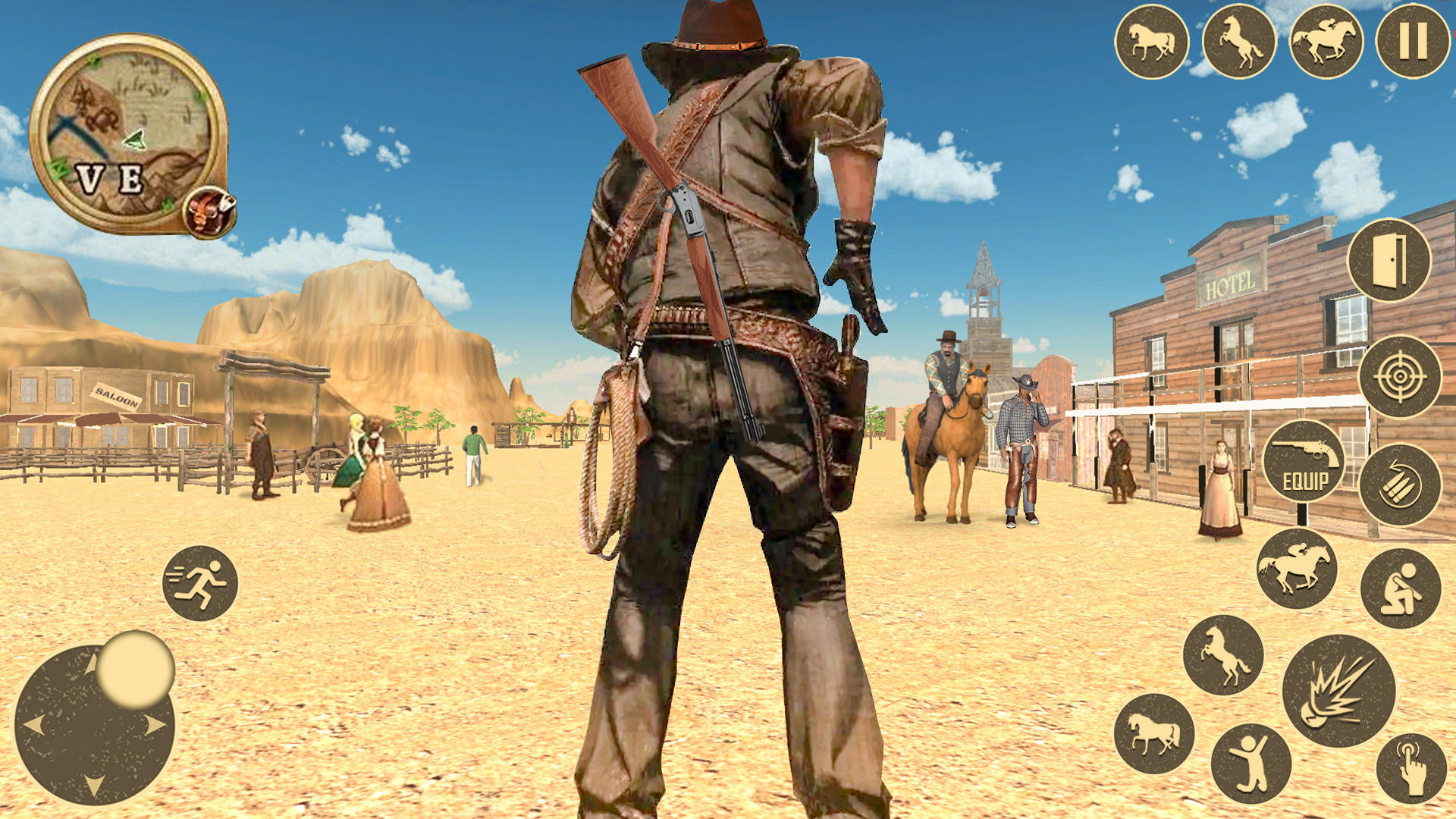 Screenshot 2 of Cowboy Game Offline Horse Game 