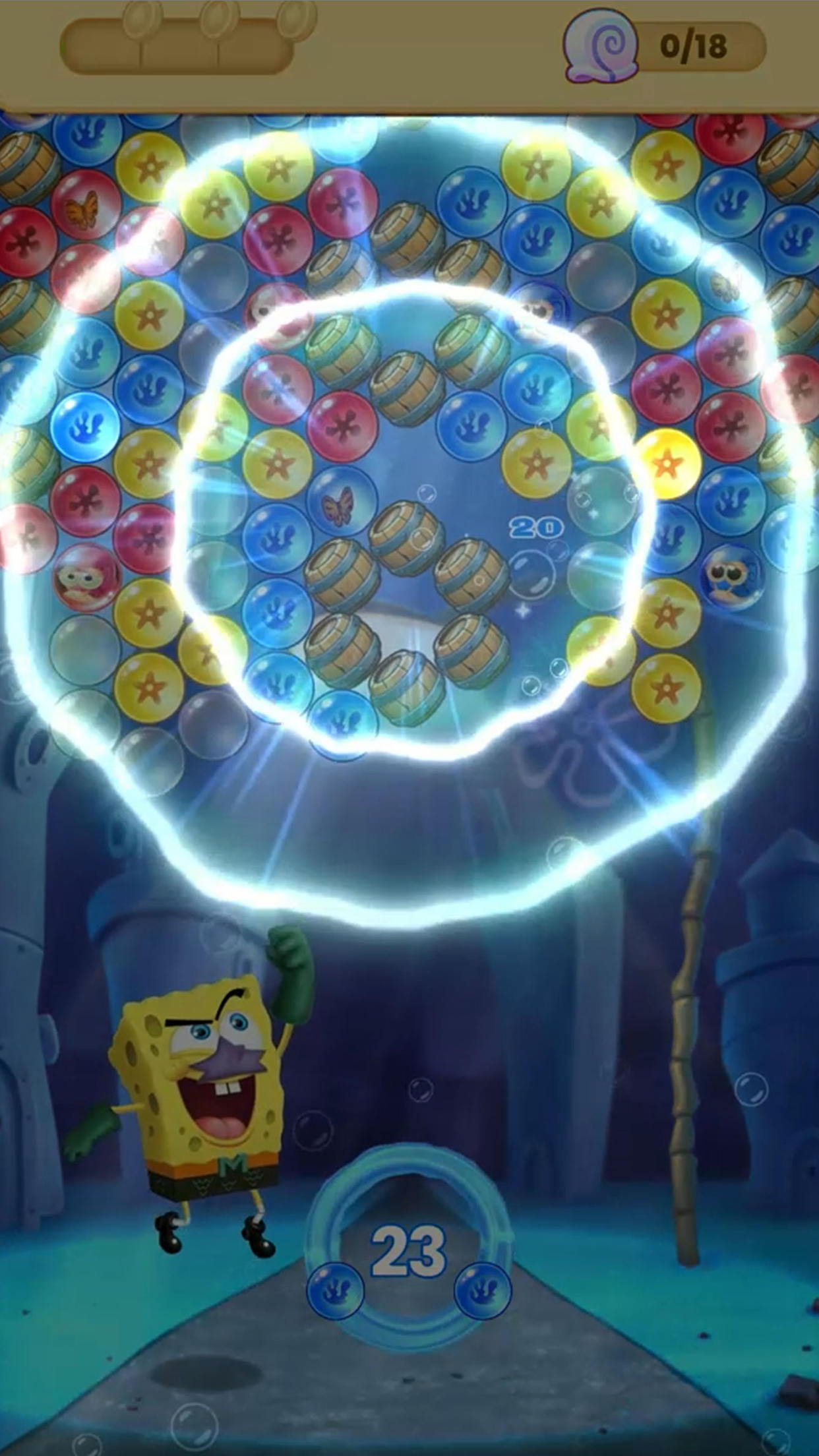 SpongeBob: Bubble Pop NETFLIX Game Screenshot