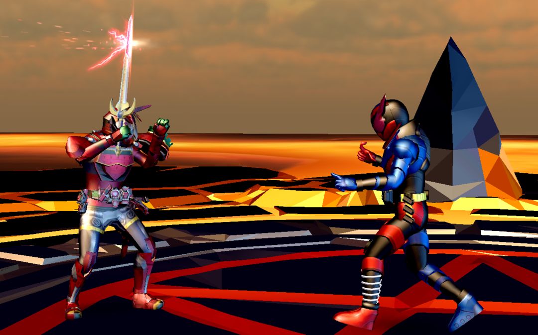 Screenshot of Rider Wars : Gaim Henshin Fighter Legend Climax