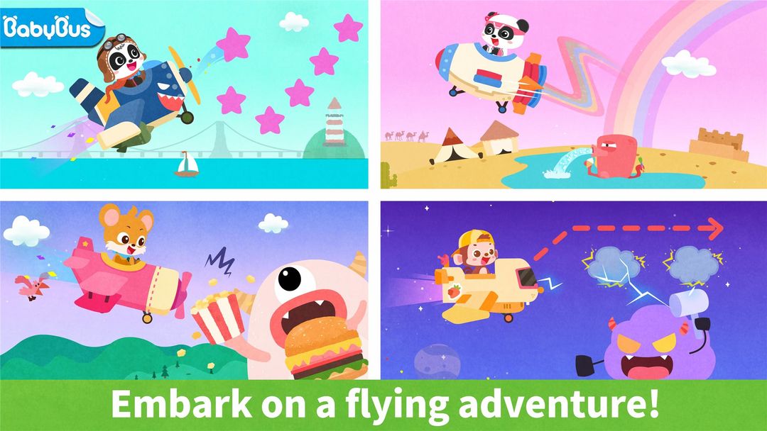 Baby Panda's Airplane ภาพหน้าจอเกม