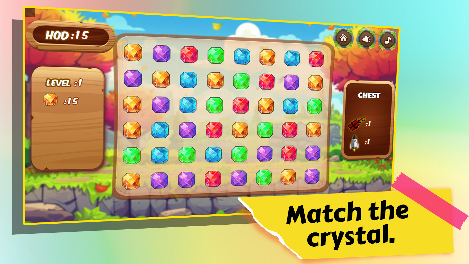 Crystal Quest Game Screenshot