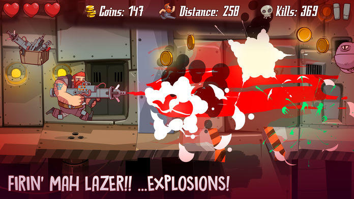 Space Beard Shooter Game Screenshot