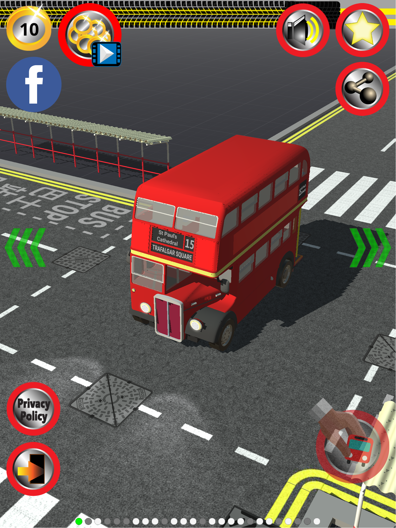 Vintage Bus Go Game Screenshot