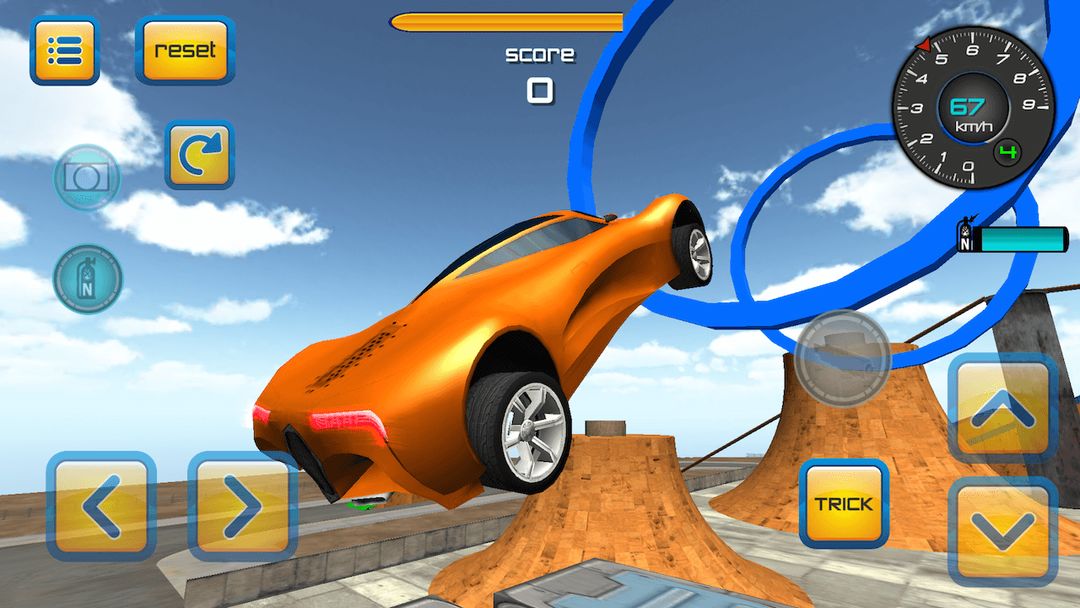 자동차 점프 - 산업 분야 게임 스크린 샷