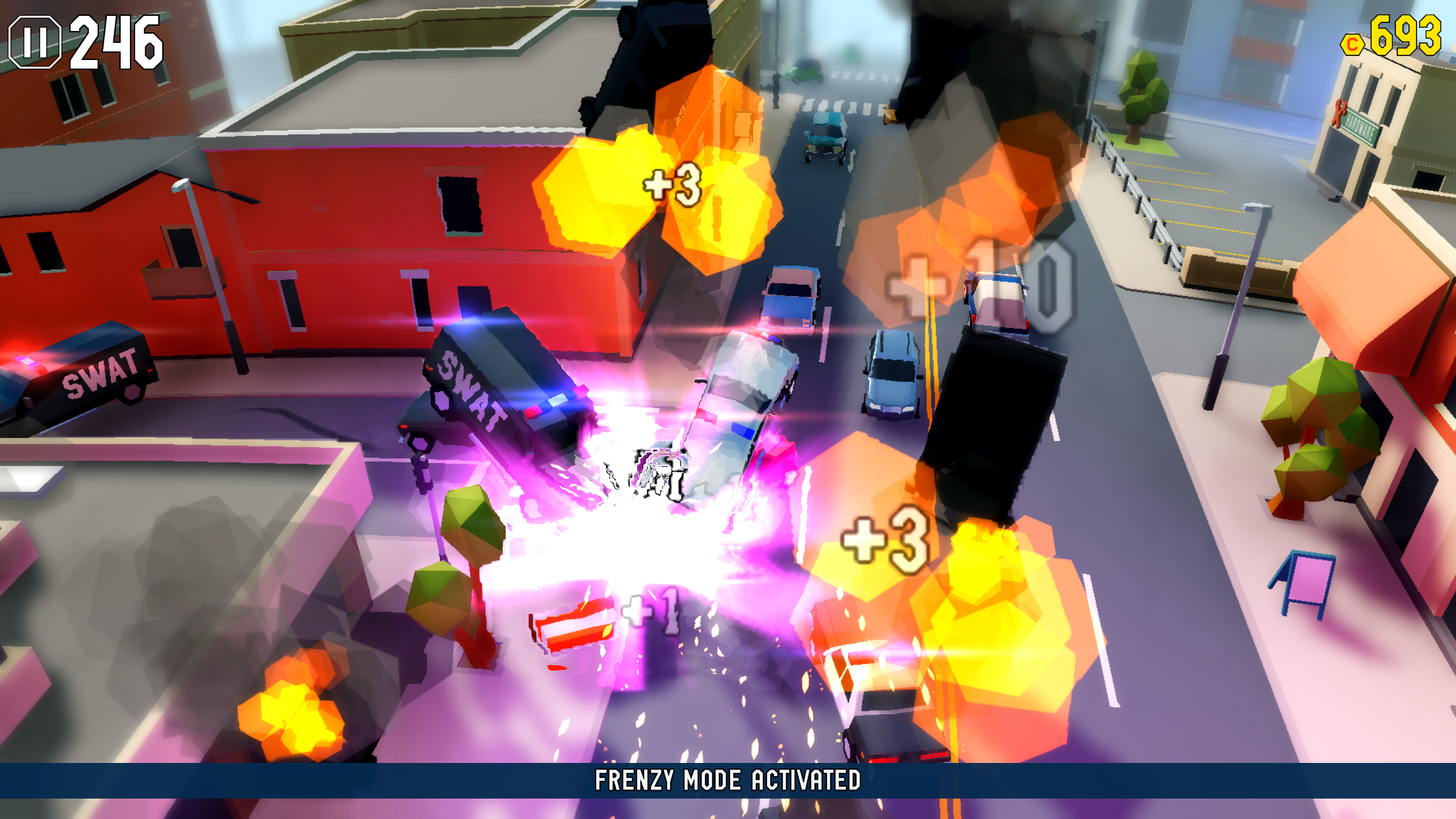 Reckless Getaway 2: Car Chase Game Screenshot