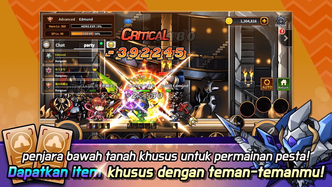 Kota Pahlawan Online: 2D MMORPG screenshot game