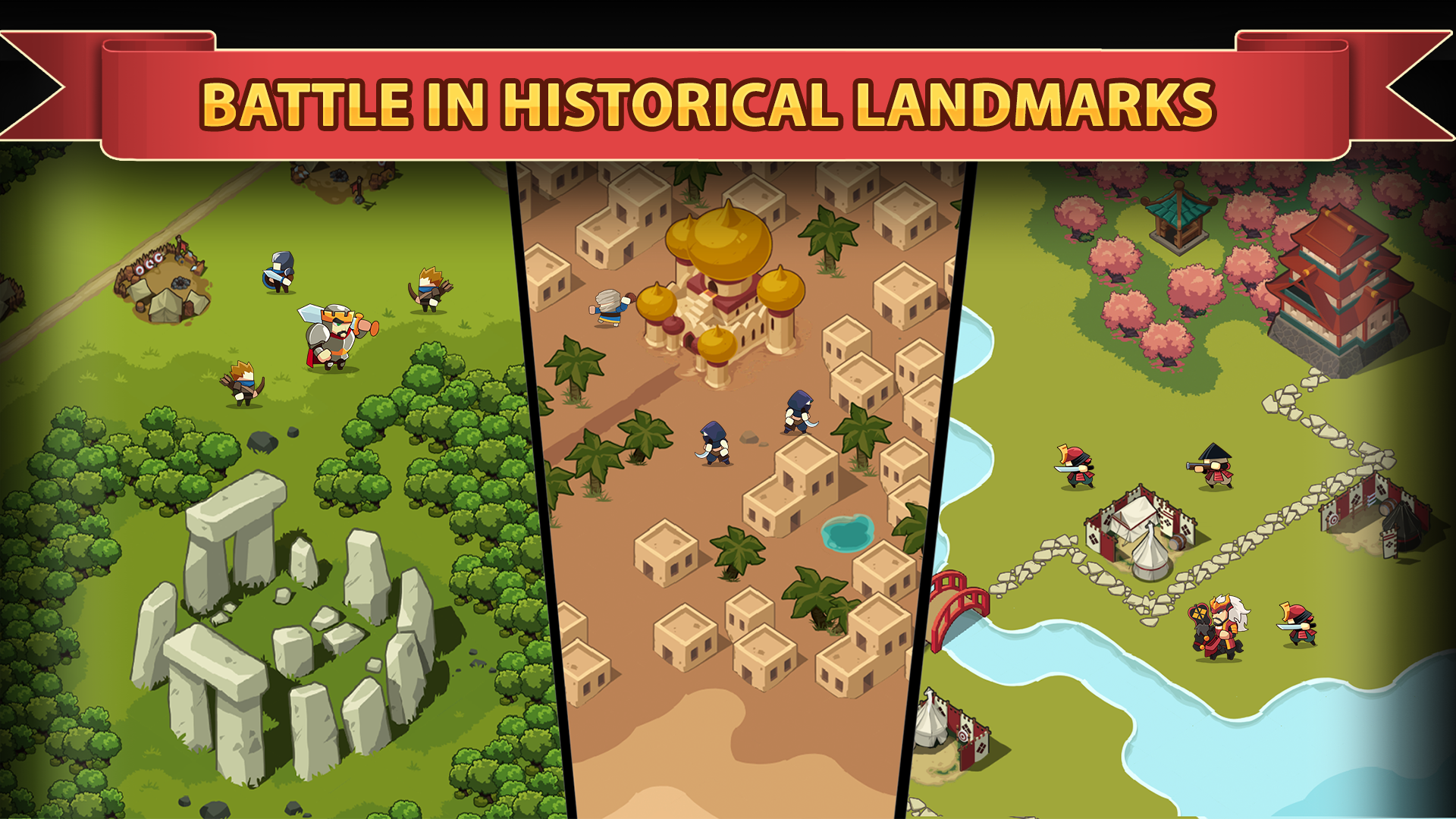 Knights and Glory - Battle Game Screenshot