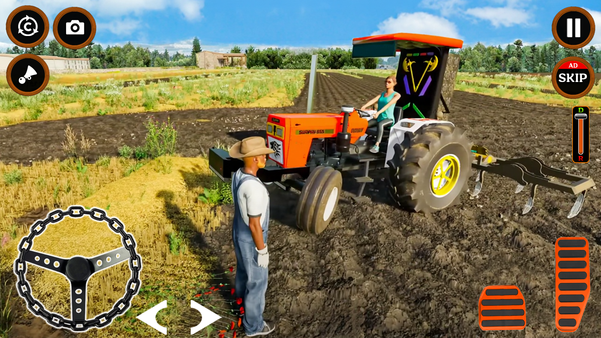 Tractor Farming 3D Simulator Game Screenshot