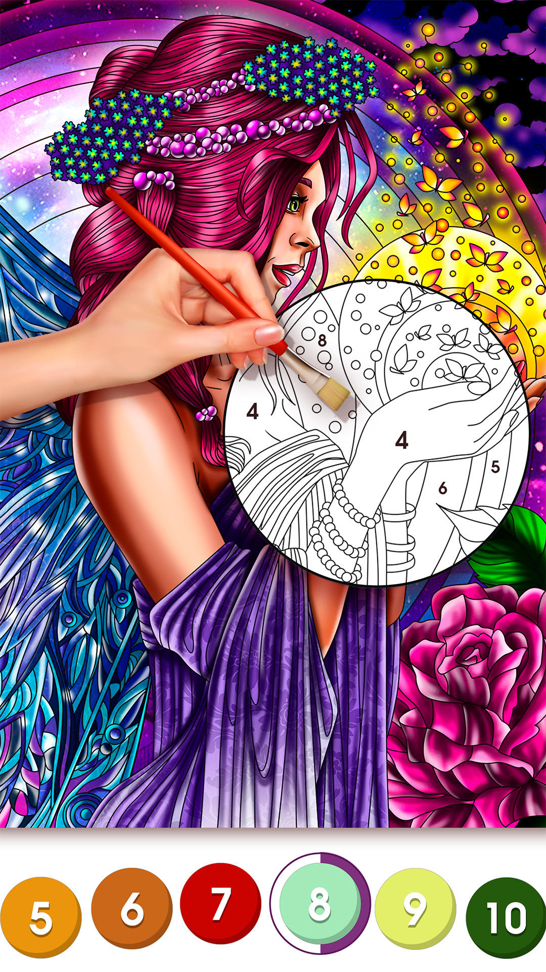 Color Book:  Secret Stories 게임 스크린샷
