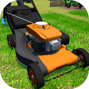 Lawn mowing simulation game