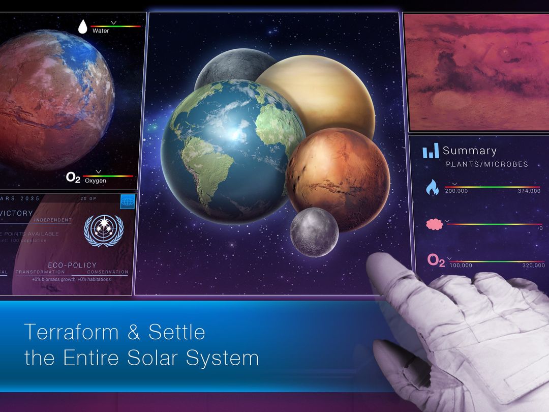 Screenshot of TerraGenesis - Space Settlers