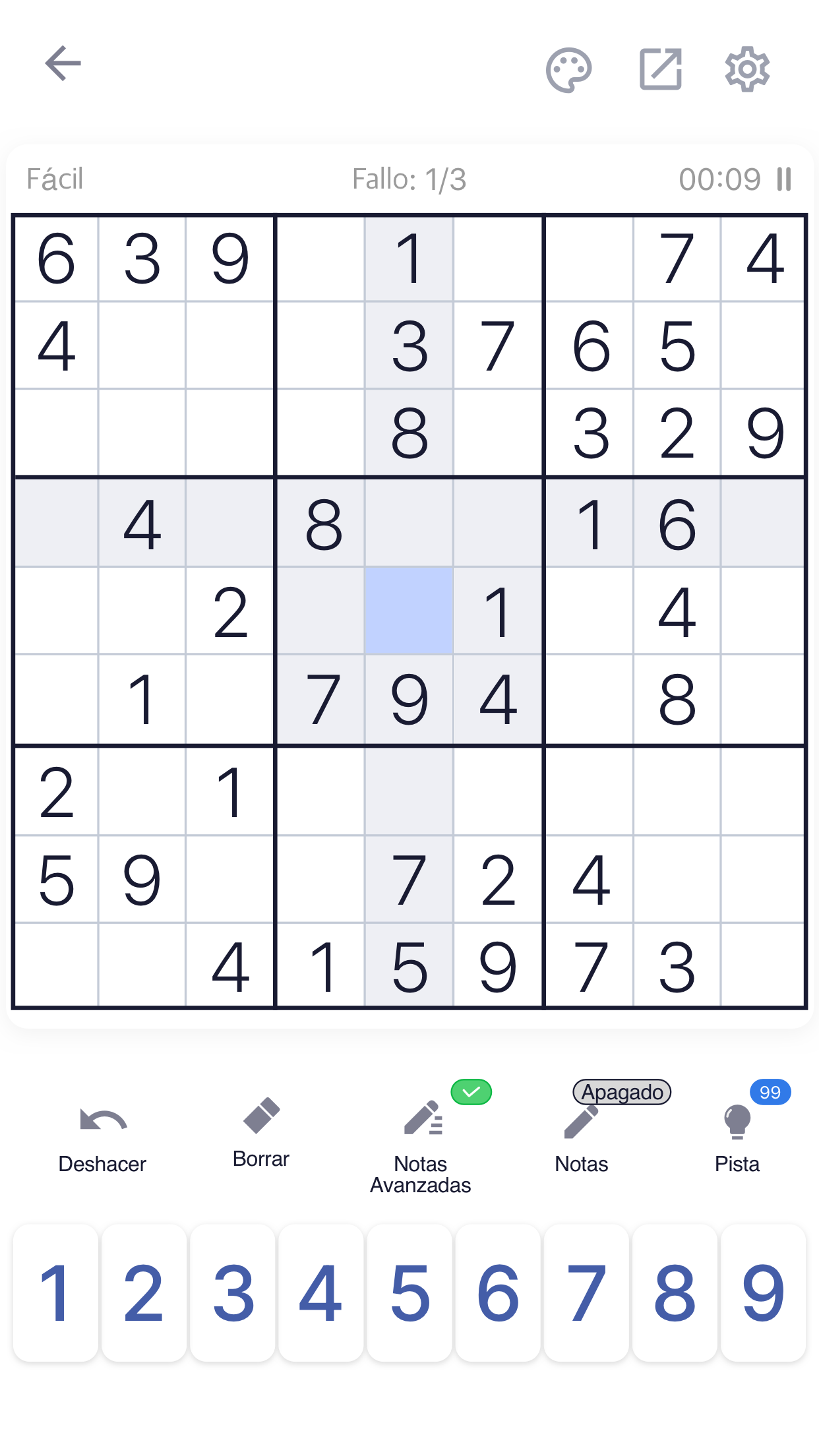Screenshot 1 of Sudoku Juegos de rompecabezas 3.9.0