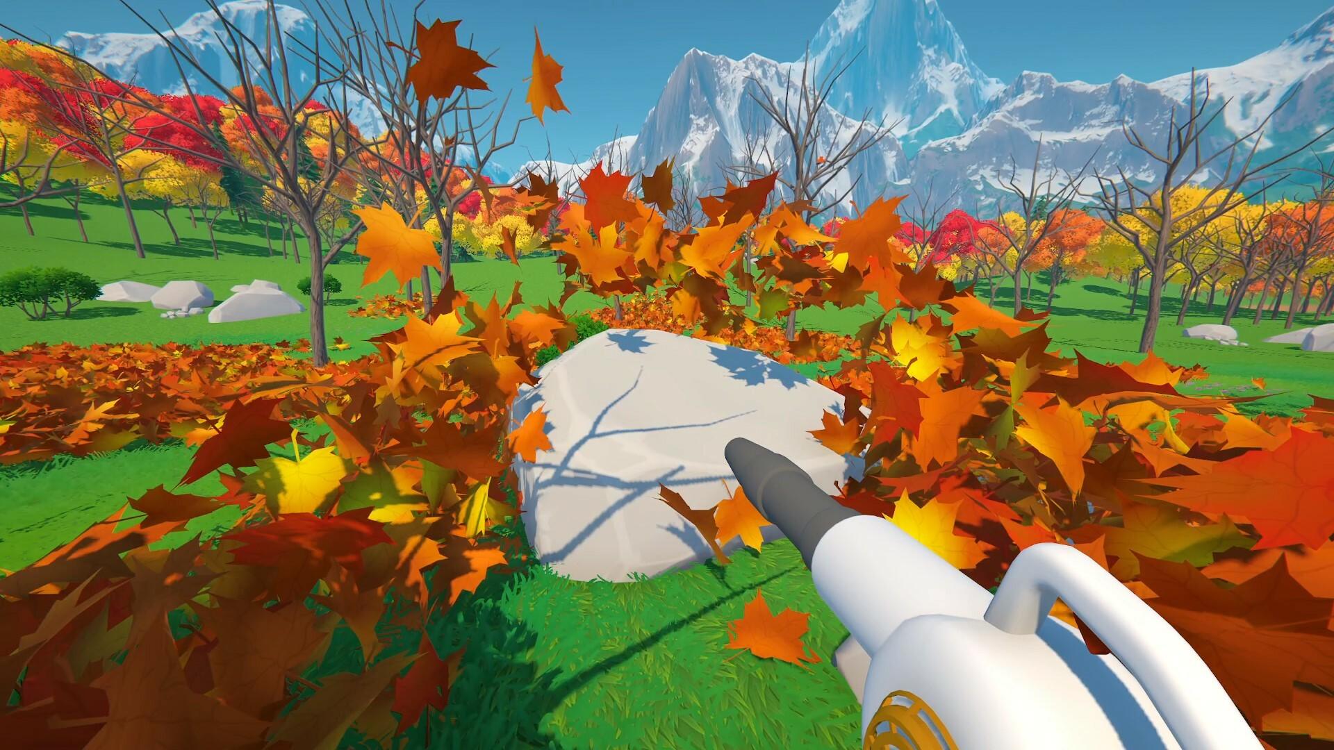 Leaf Blowing Simulator ภาพหน้าจอเกม