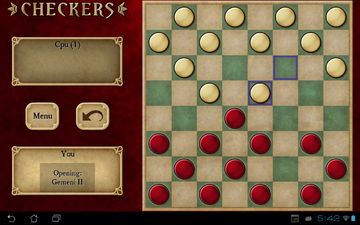 Checkers Pro Game Screenshot