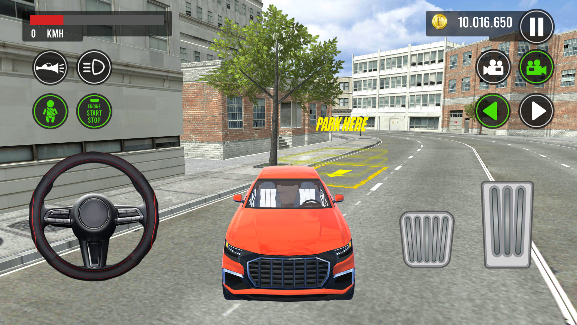 Captura de Tela do Jogo Car Driving & Parking Academy