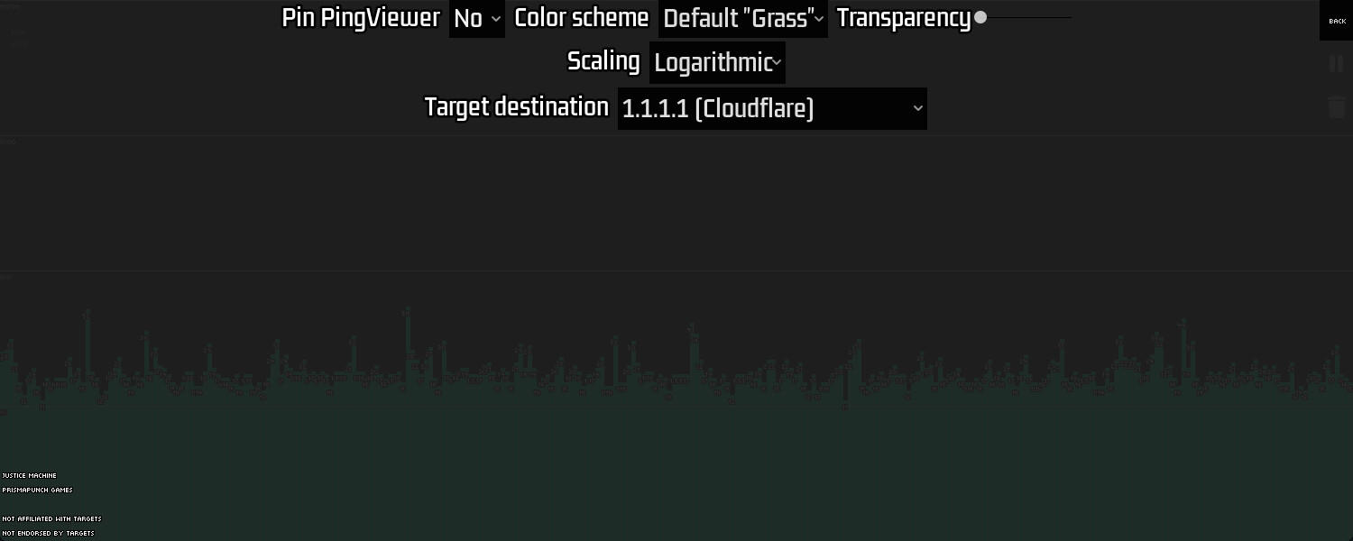 PingViewer ภาพหน้าจอเกม