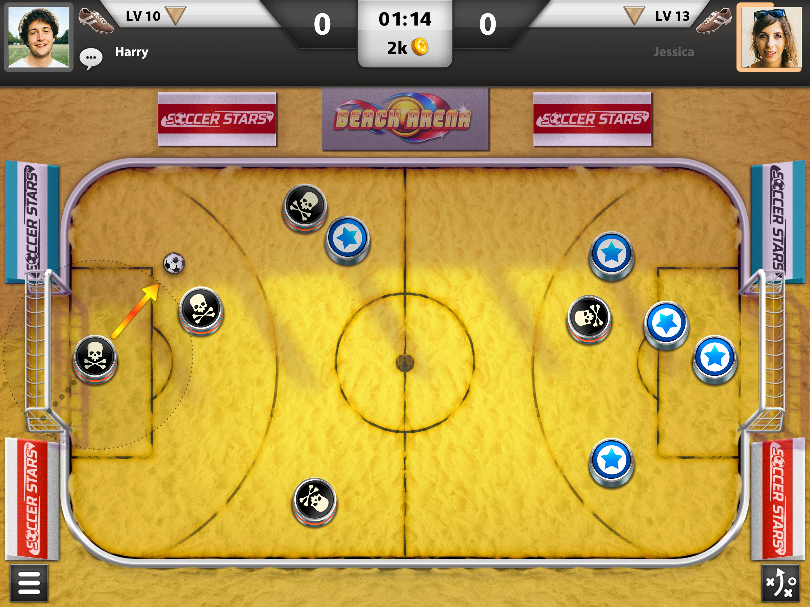 Soccer Games: Soccer Stars Game Screenshot