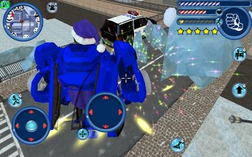 Winter Robot Rise Game Screenshot