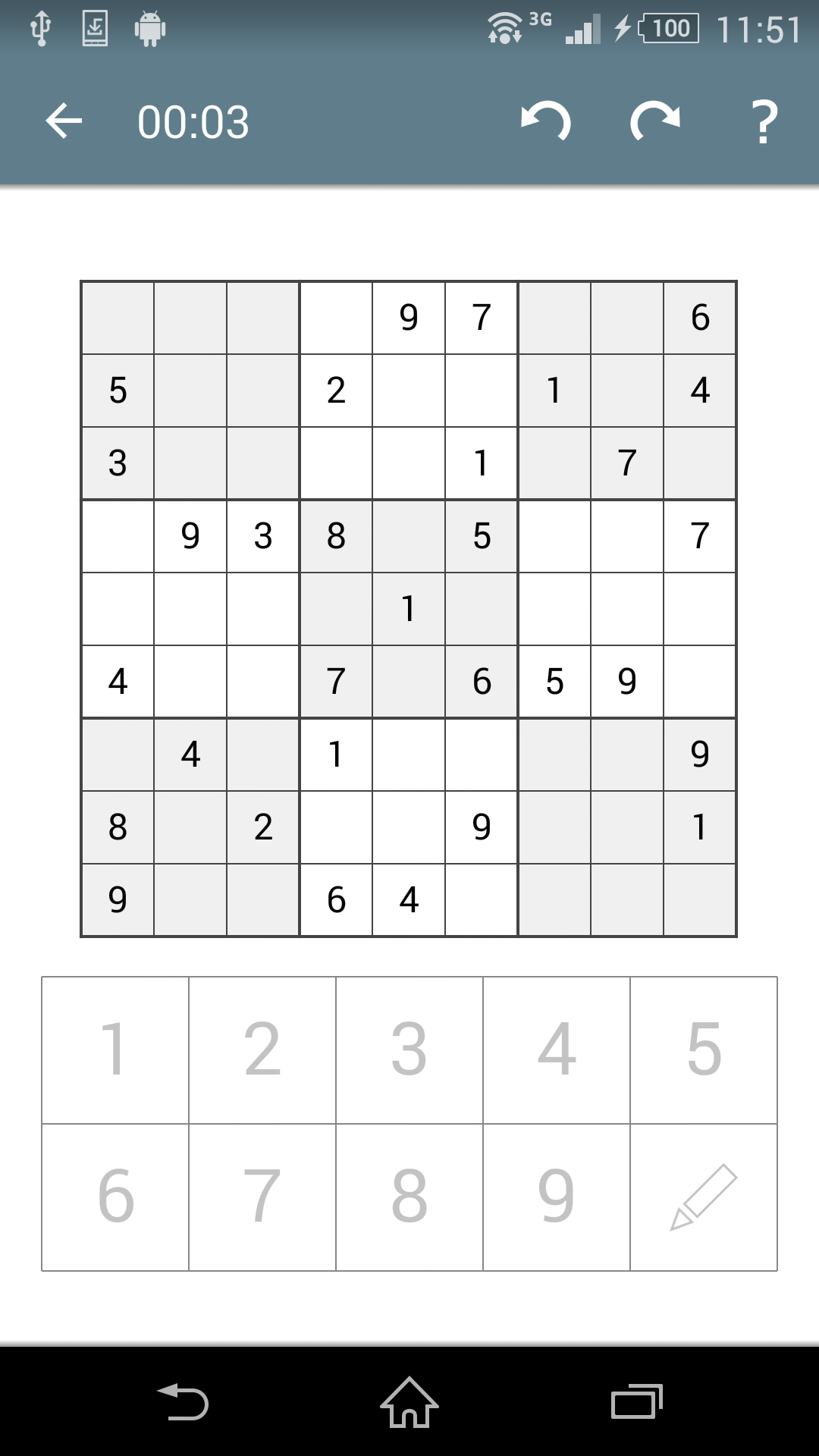 Screenshot 1 of Sudoku - Jeu de puzzle classique SG-2.5.3