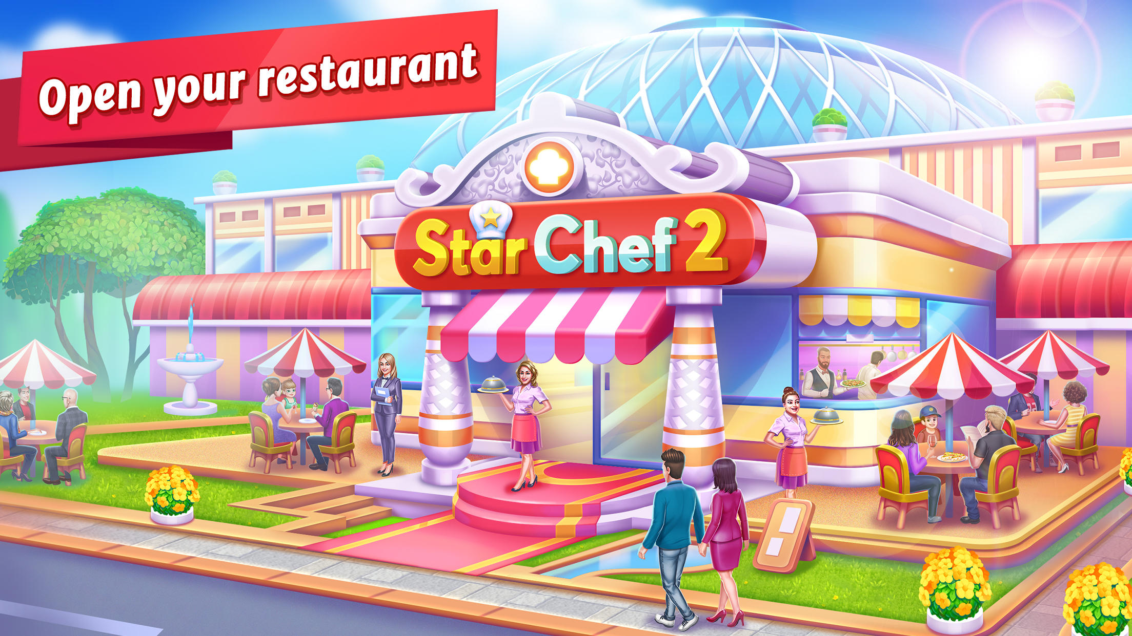 Screenshot 1 of スター シェフ 2: レストラン ゲーム 1.7.2