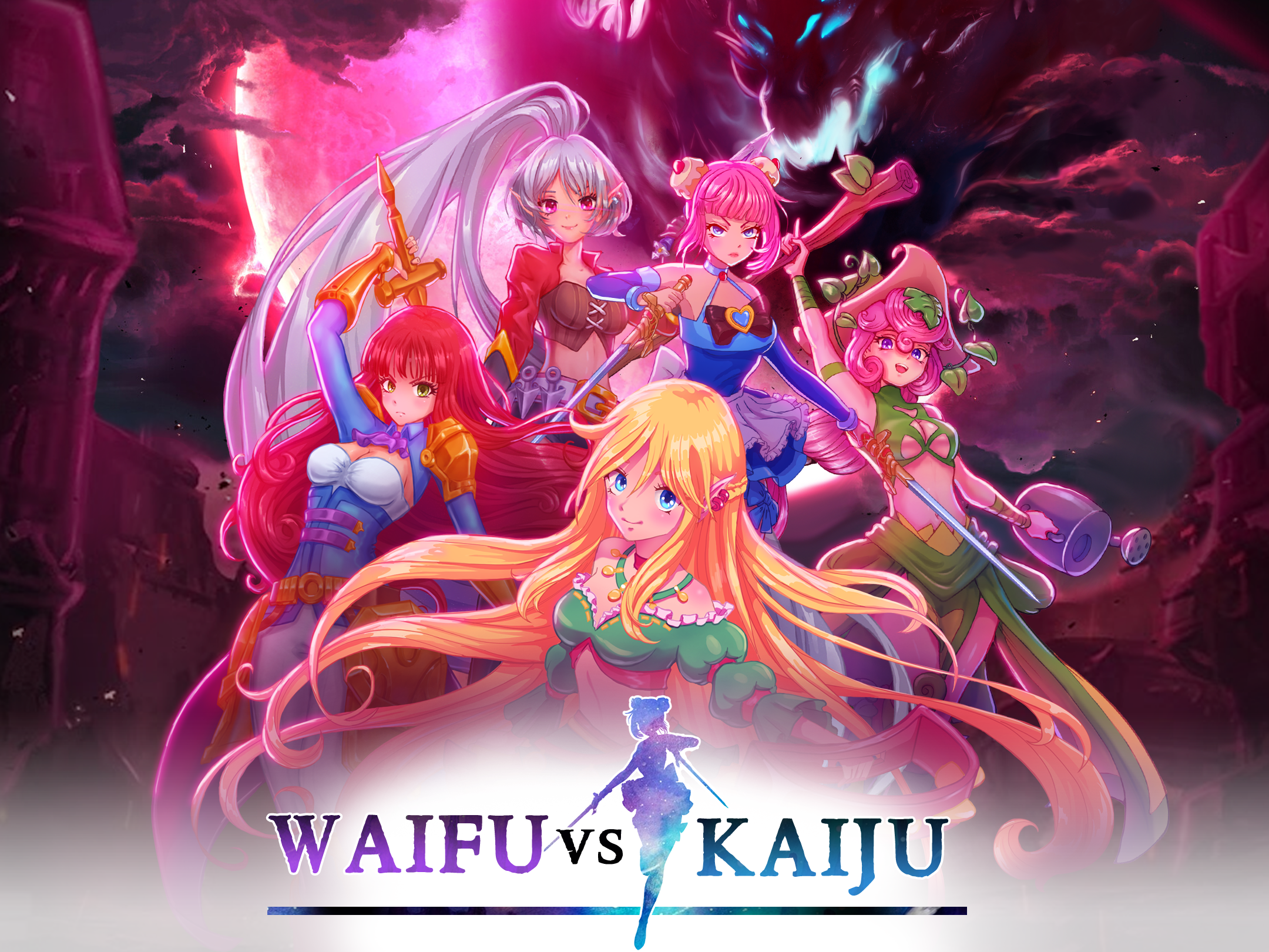 Waifu vs Kaiju Game Screenshot