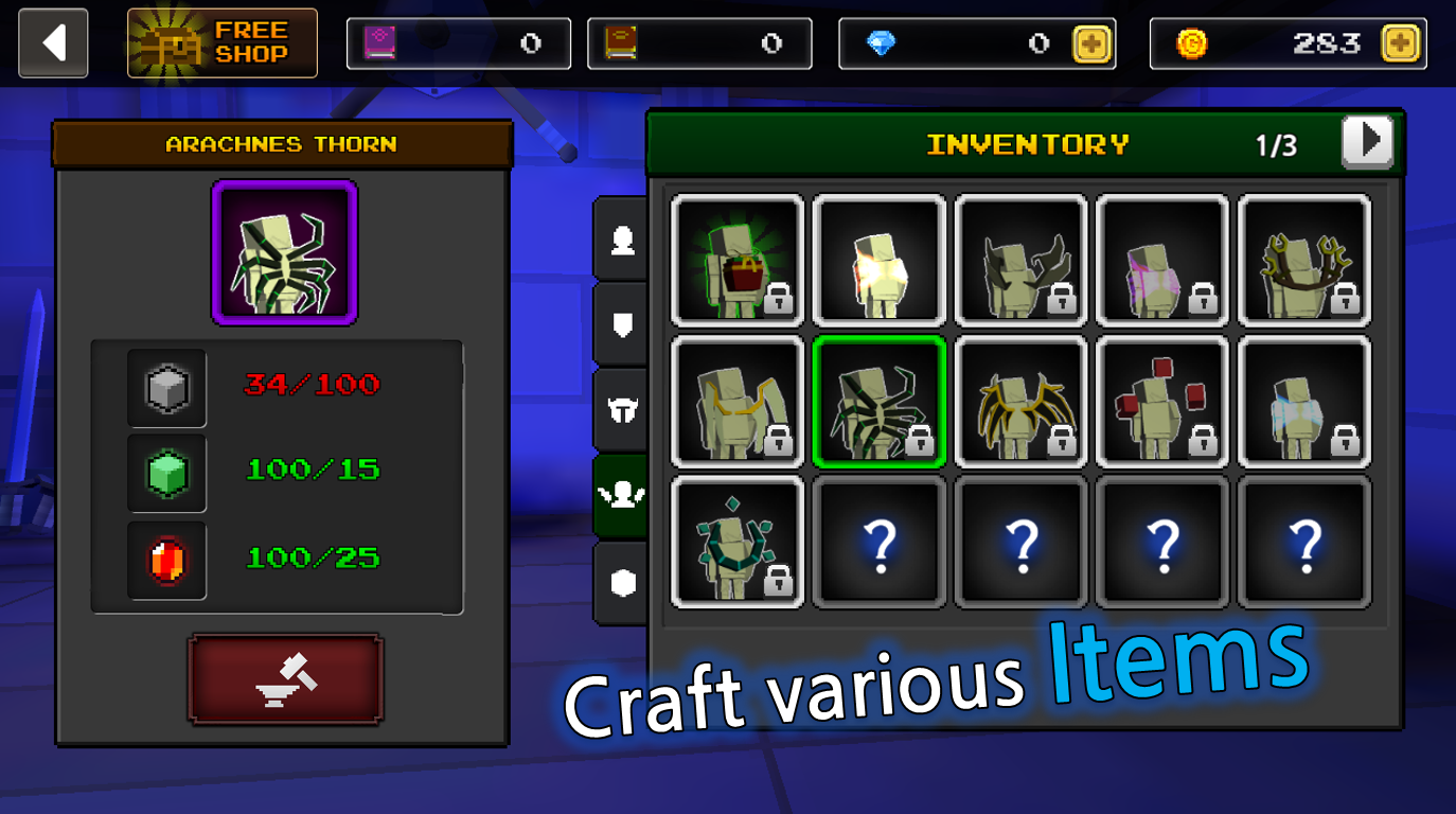 Pixel Blade M Game Screenshot