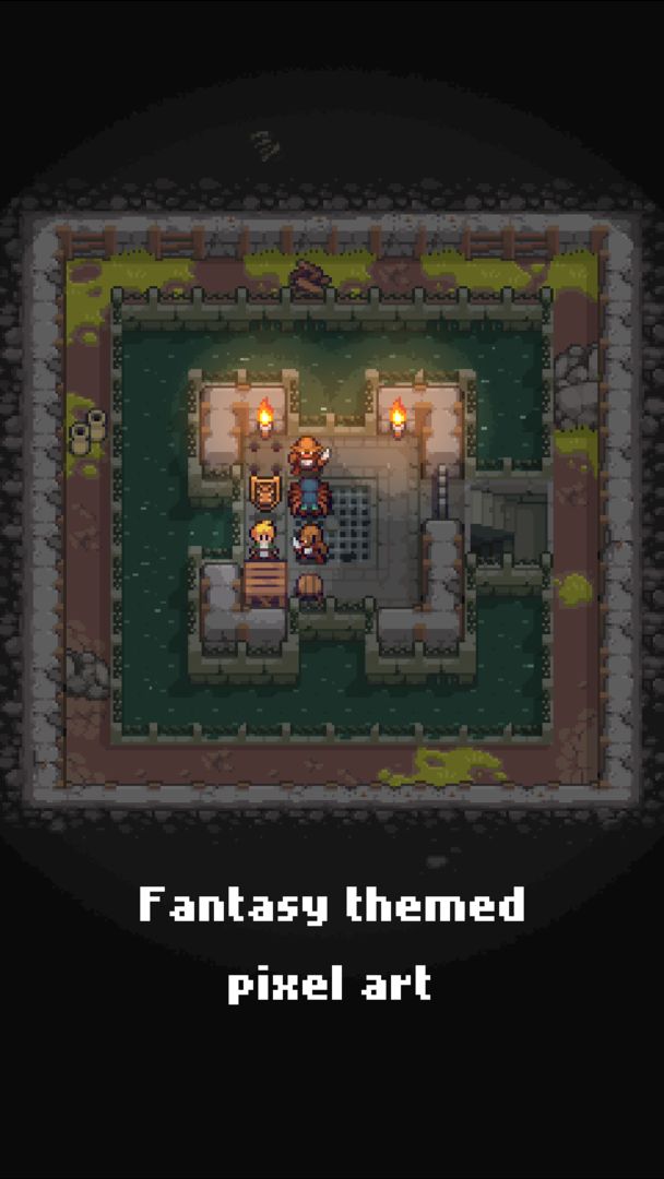Screenshot of Dungeon and Puzzles - Sokoban