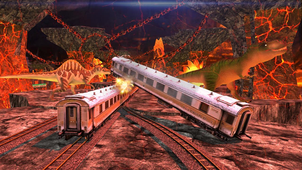 Train Simulatorのディノパーク ゲームのスクリーンショット