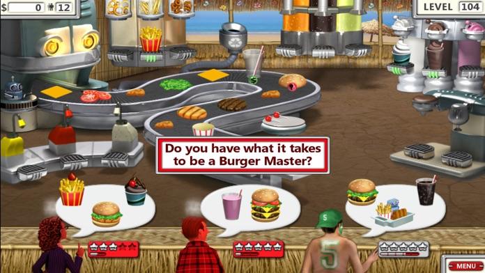 Скриншот игры Burger Shop 2 Deluxe