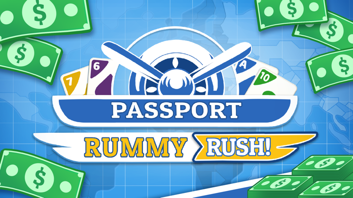 Passport Rummy Rush Game Screenshot