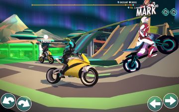 Скриншот игры Gravity Rider: Space Bike Race