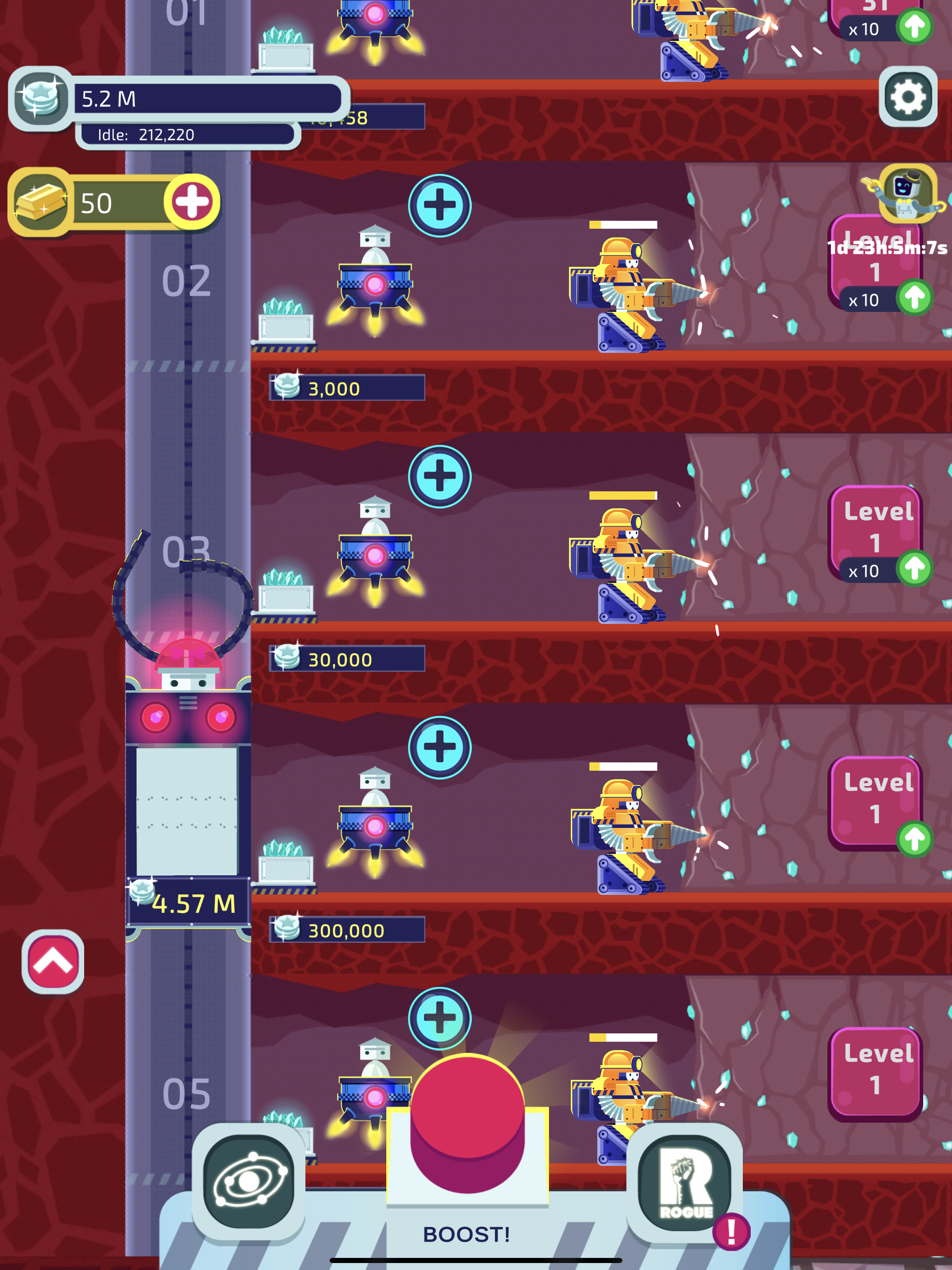 Milky Way Miner: Alien Worlds Game Screenshot