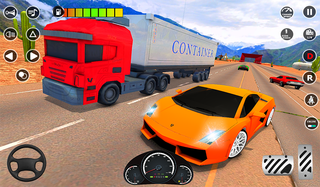 Traffic Driving-Racing Master Game Screenshot