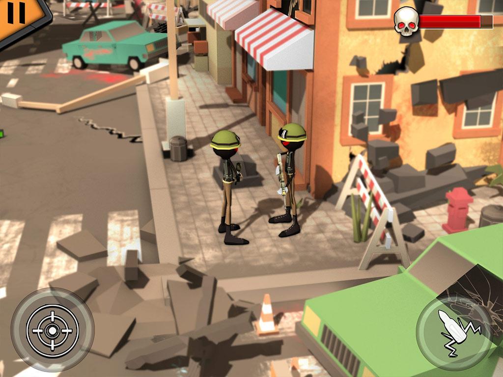 Stickman Shooter : Modern Warrior Game Screenshot