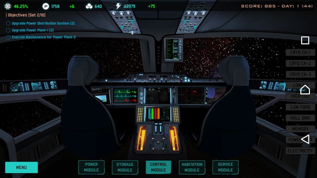 Screenshot of Quaser One