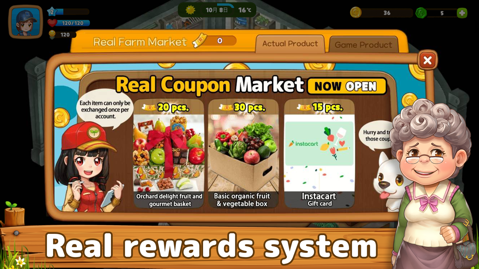 Real Farm : Save the World Game Screenshot