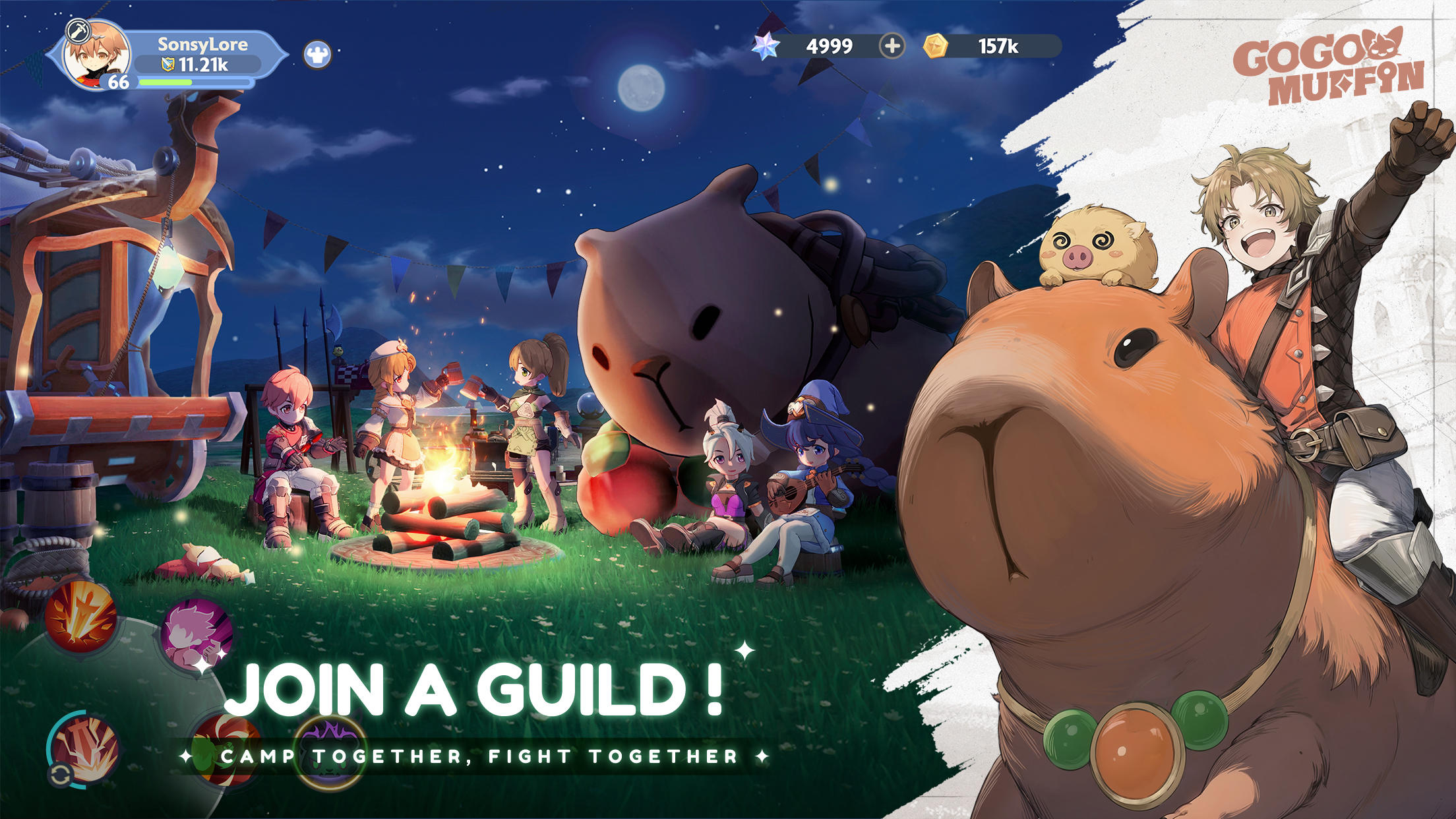 Go! Go! Muffin! Game Screenshot