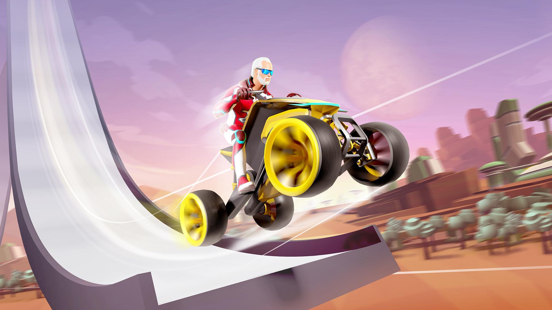 Gravity Rider Zero Game Screenshot