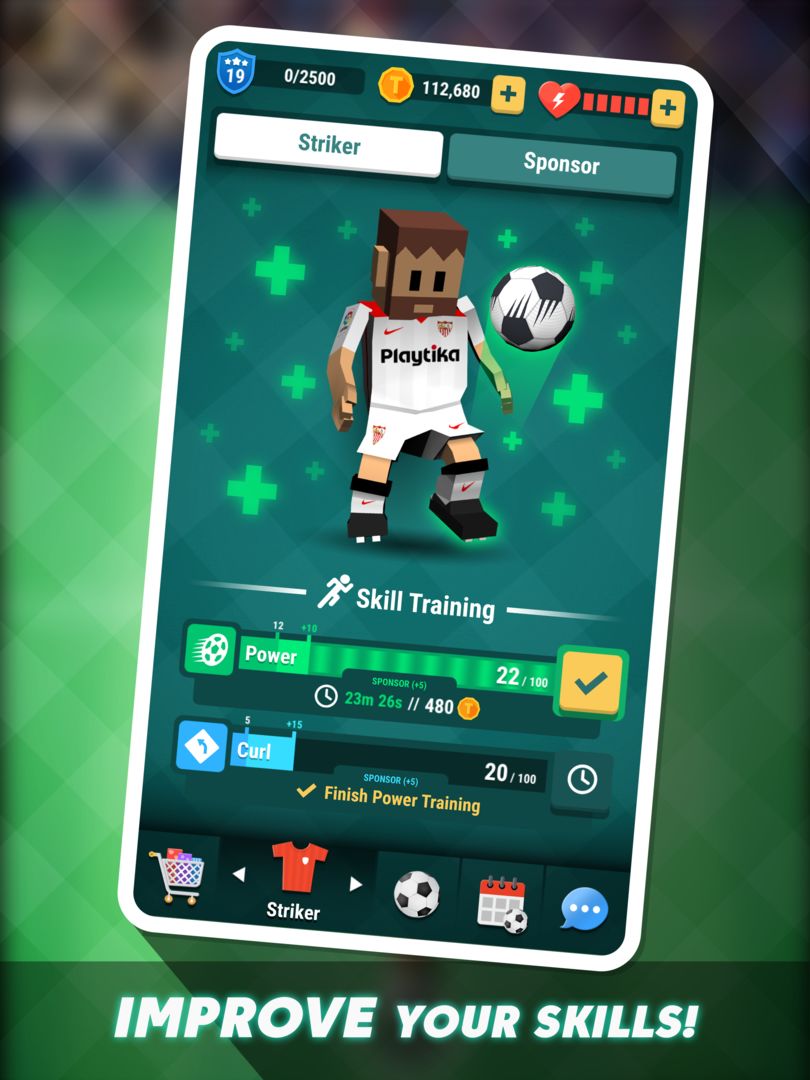 Screenshot of Tiny Striker La Liga 2018