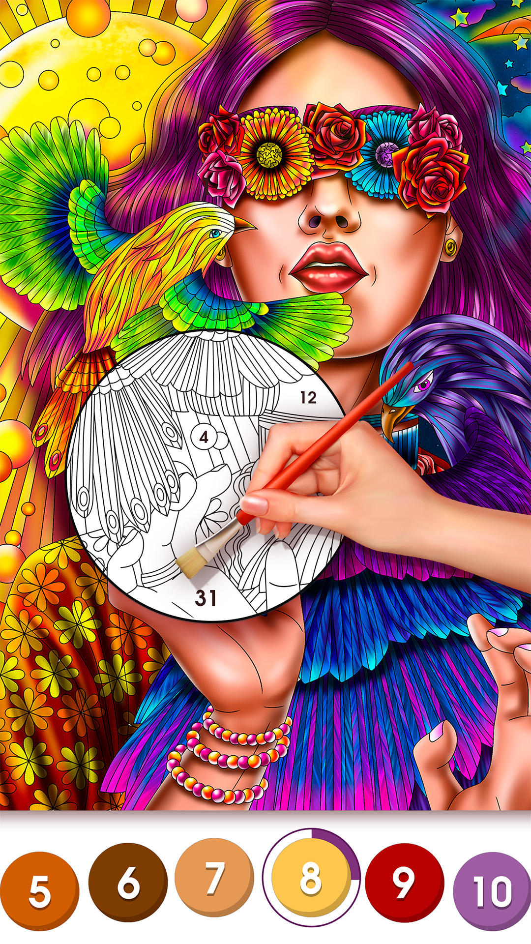 Color Book:  Secret Stories 게임 스크린샷